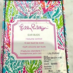 Brand new Lilly Pulitzer ear buds